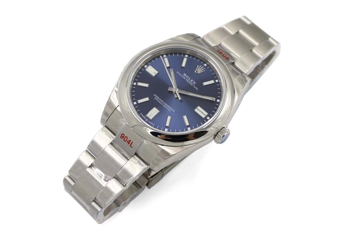 Oyster Perpetual 41mm Bright Blue Dial 114300