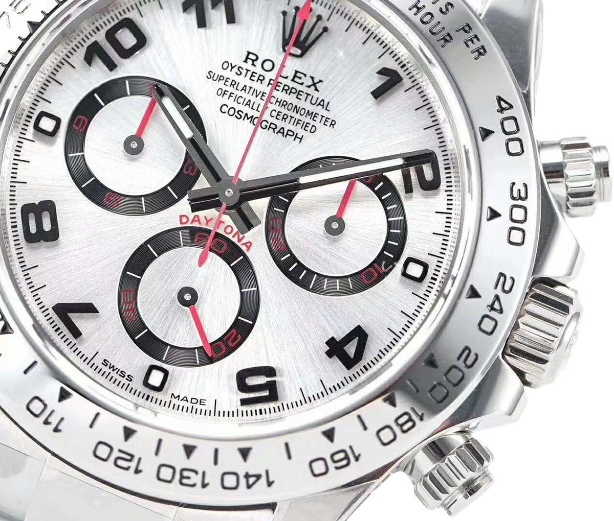 Daytona 116509 Silver Dial in White Gold
