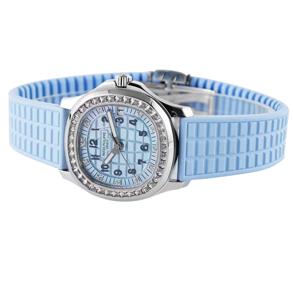Aquanaut Luce 5072G-001 Blue MOP Dial in Grey Gold