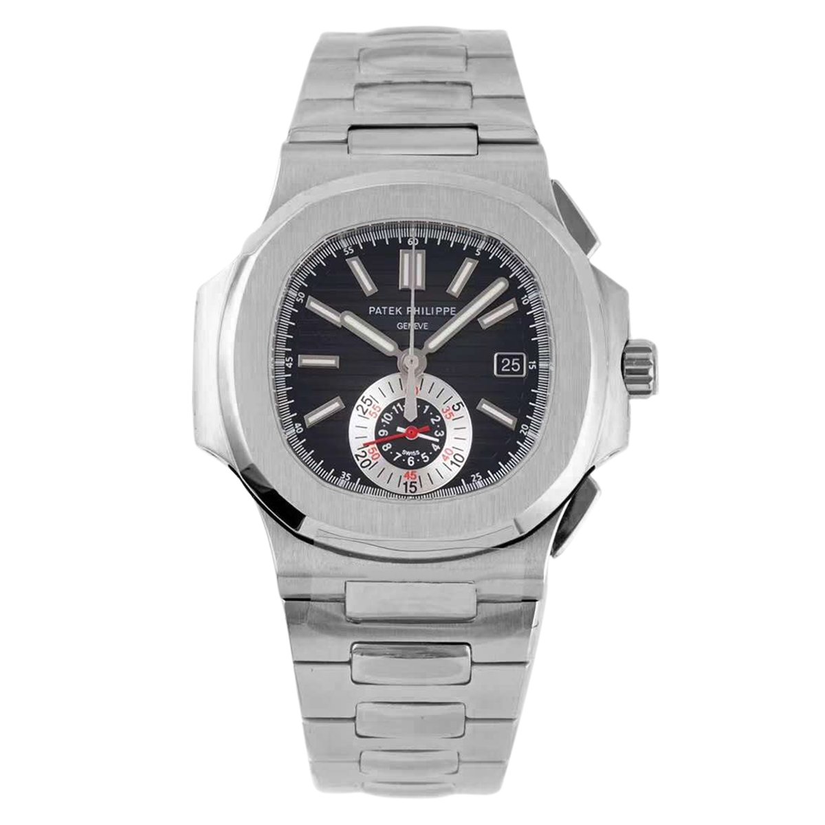 Nautilus 5980/1A-014 Black Dial in Steel