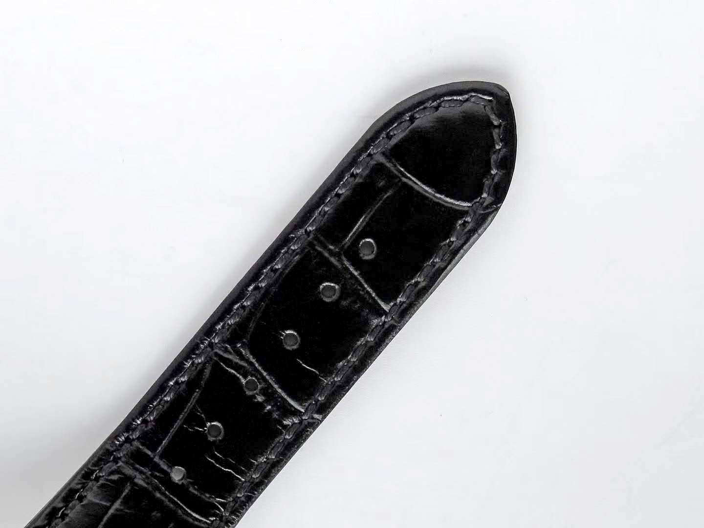 Nautilus Jumbo 5711 Grey Dial in Steel with Black Leather Strap