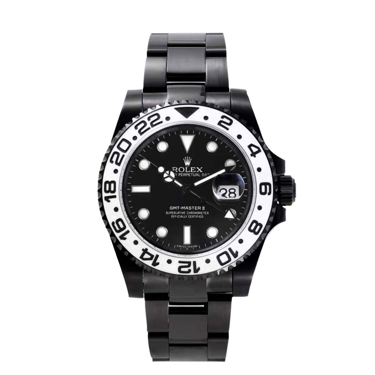 GMT Master II 116710 “Oreo” Black Dial in PVD