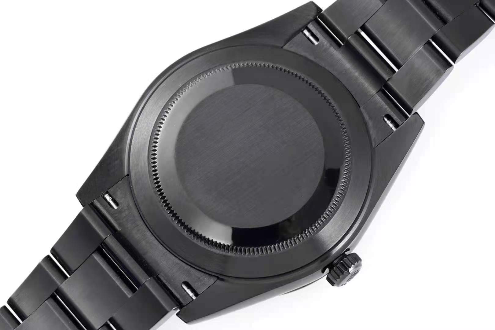 Datejust 41 Blue Dial with D1am0nd Markers in PVD Black