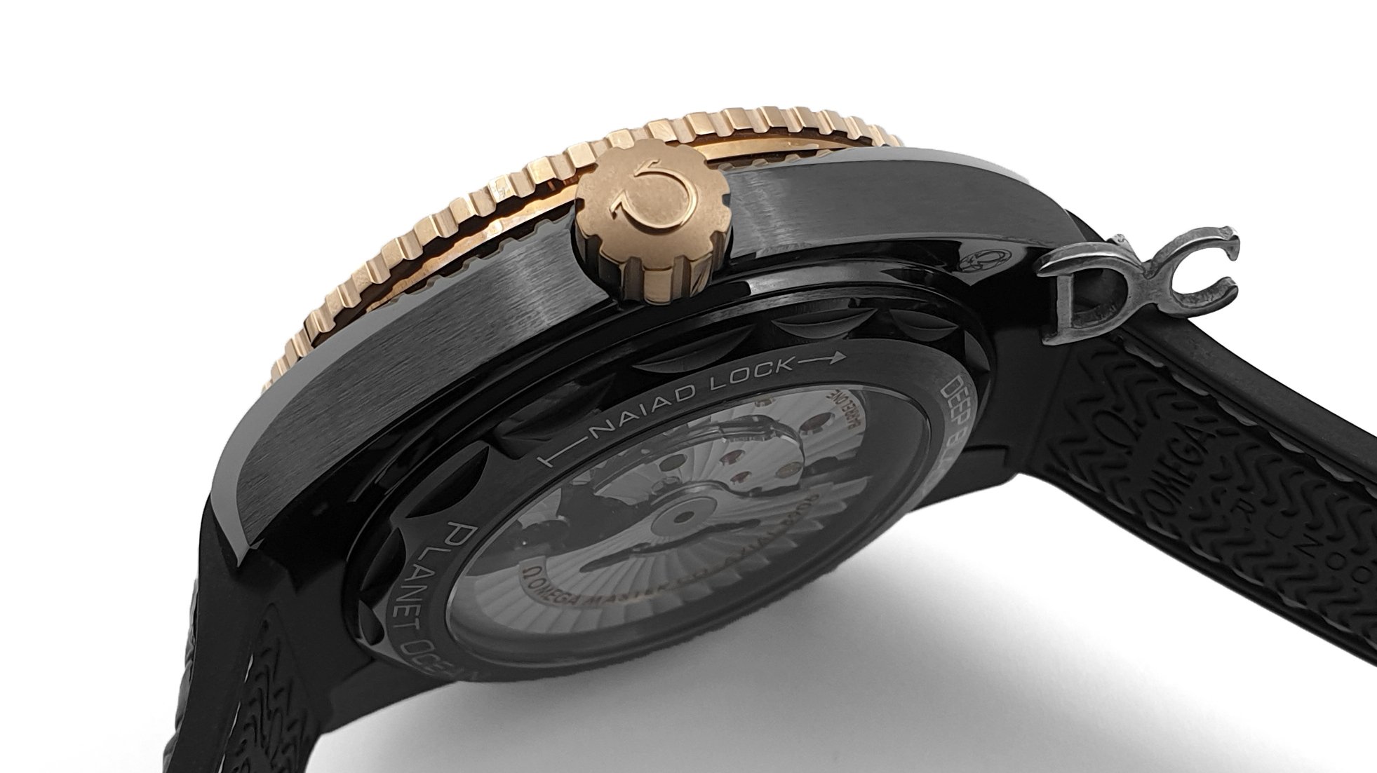 Seamaster Planet Ocean GMT “Deep Black” Gold Ceramic