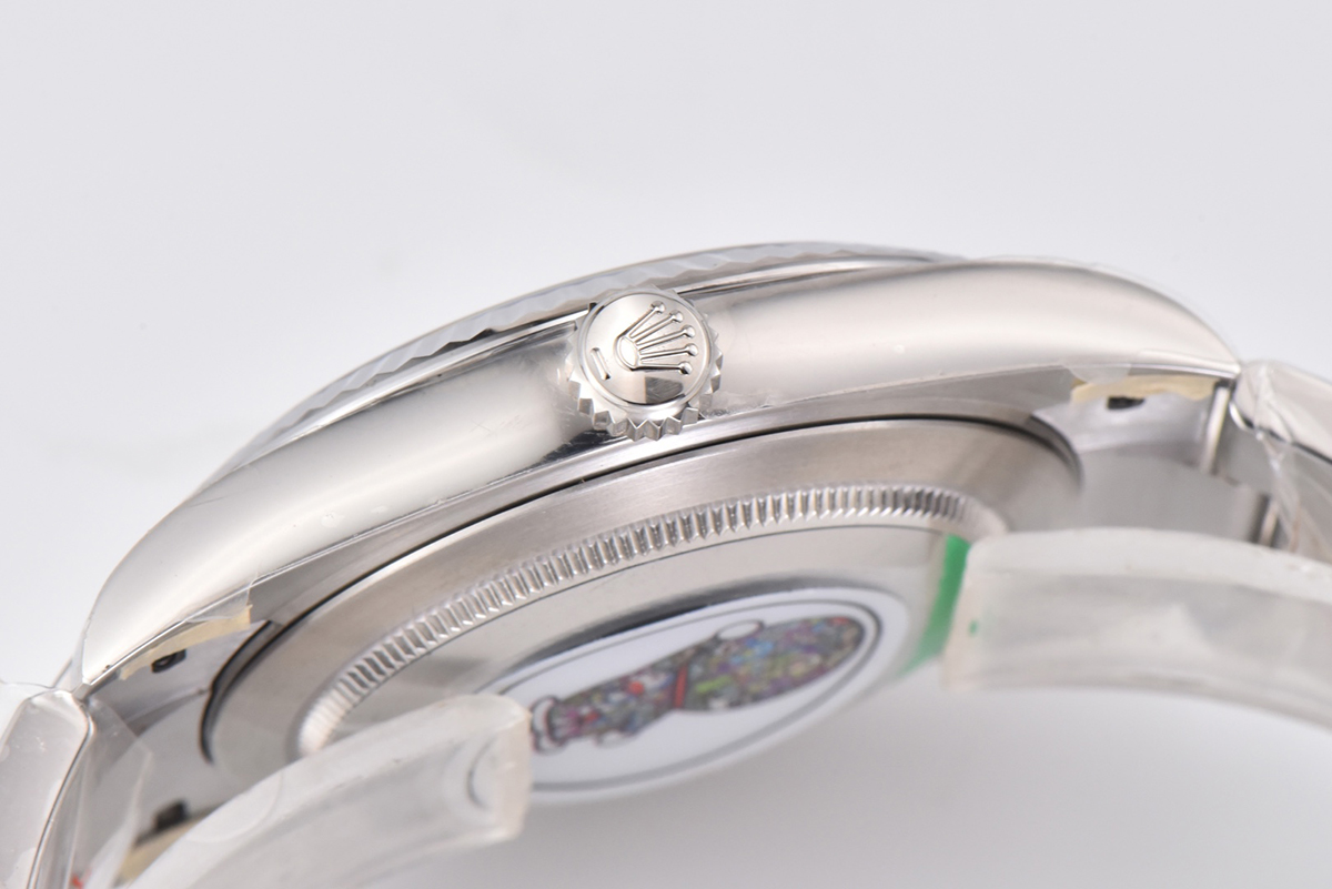 Datejust 41 126334 Bright Black Dial Stick Markers on Oyster Bracelet