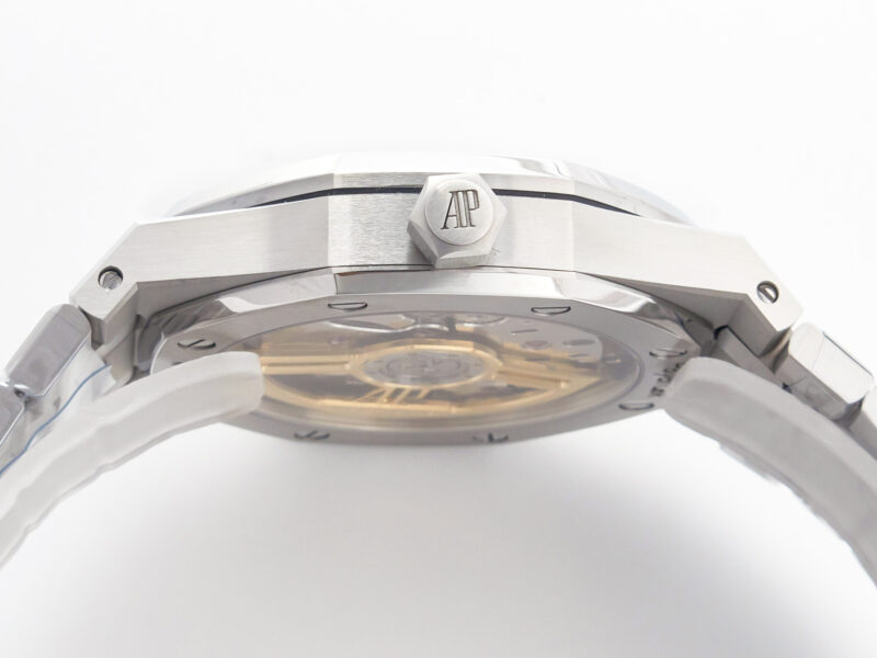 Royal Oak 41mm 15500 SS ZF 1:1 Best Edition Black Textured Dial on SS Bracelet SA4302 S*per Clone V3