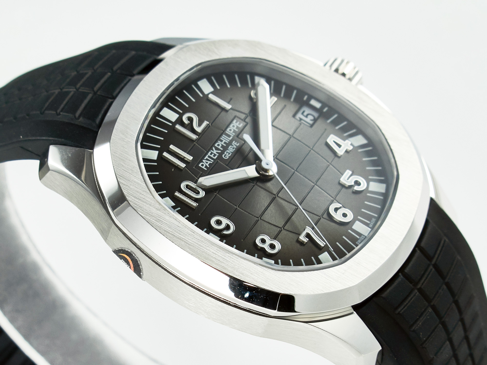 Aquanaut 5167A SS ZF 1:1 Best Edition Black Dial on Black Rubber Strap A324 S*per Clone（New clasp）