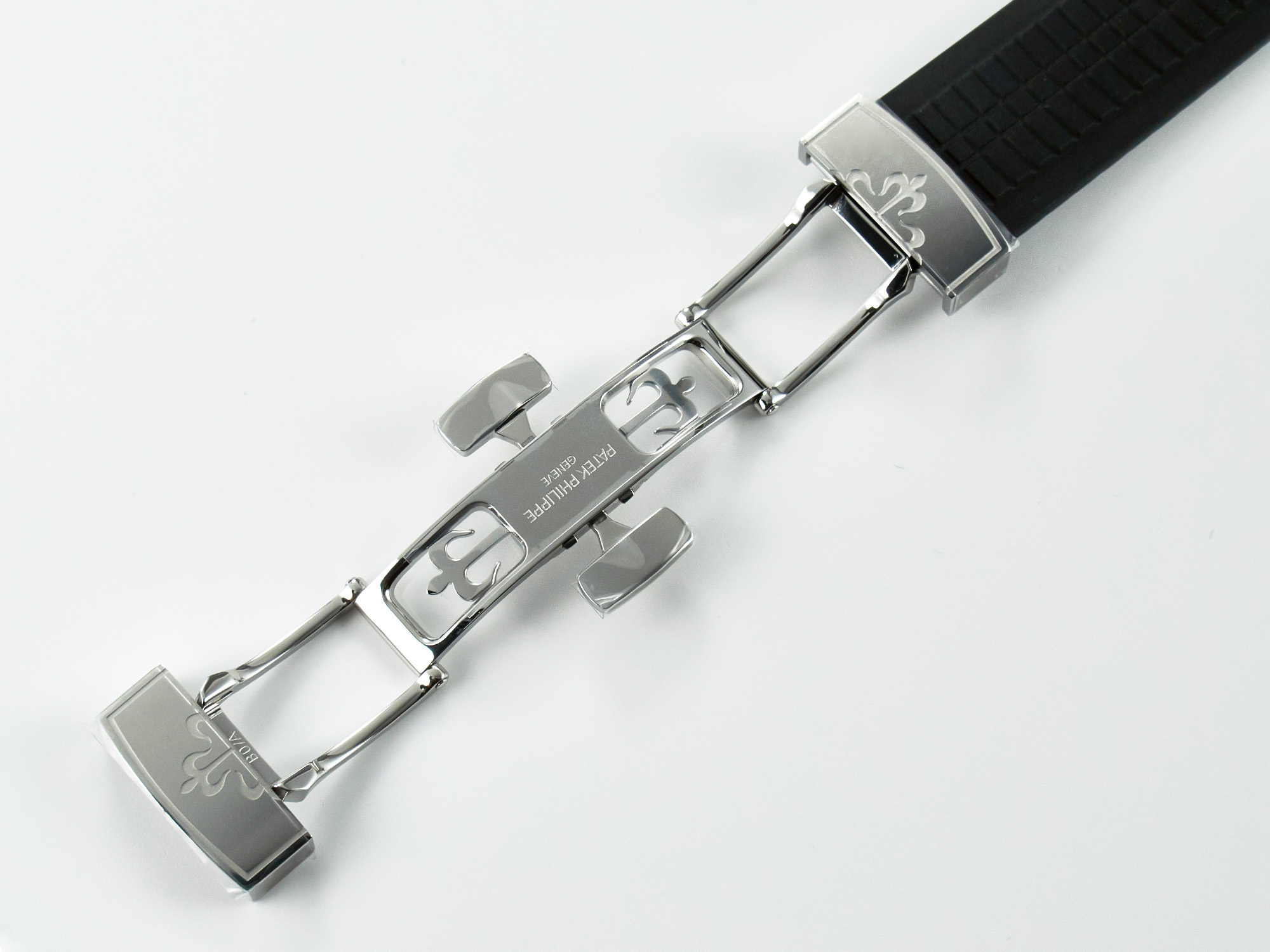 Aquanaut 5167A SS ZF 1:1 Best Edition Black Dial on Black Rubber Strap A324 S*per Clone（New clasp）