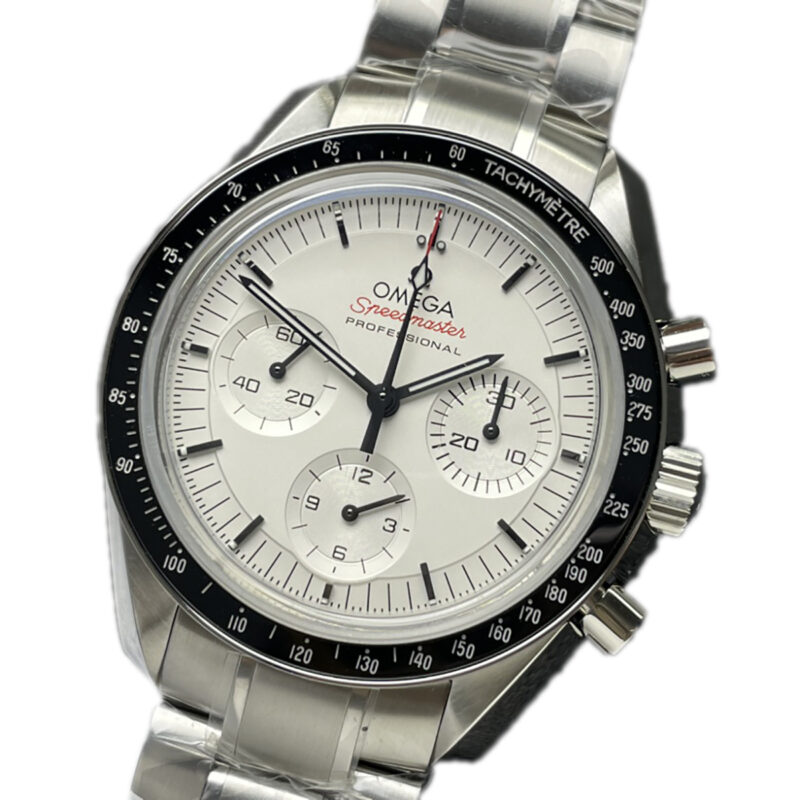 Speedmaster Moonwatch Professional White Dial in Steel ZF